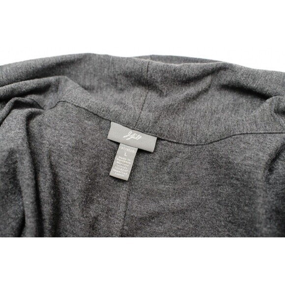 J. Jill Stretch Woman's open cardigan comfy Large Gray - Picture 3 of 5